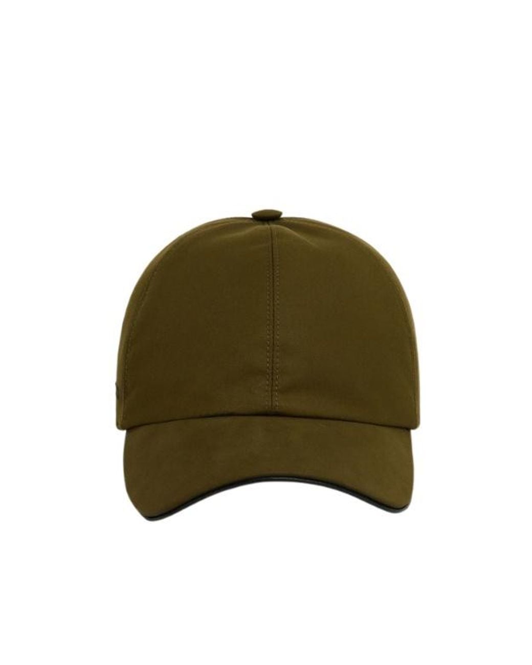 Ferragamo Green Ferragamo Gancini Buckle Baseball Cap for men