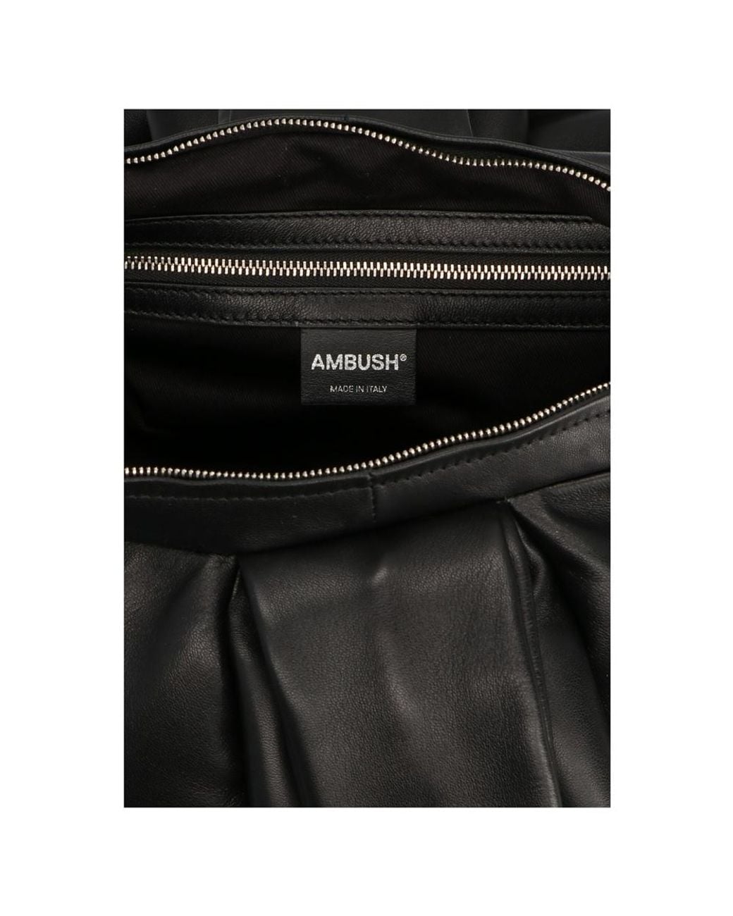 Ambush Black Twist Top Handle Bag