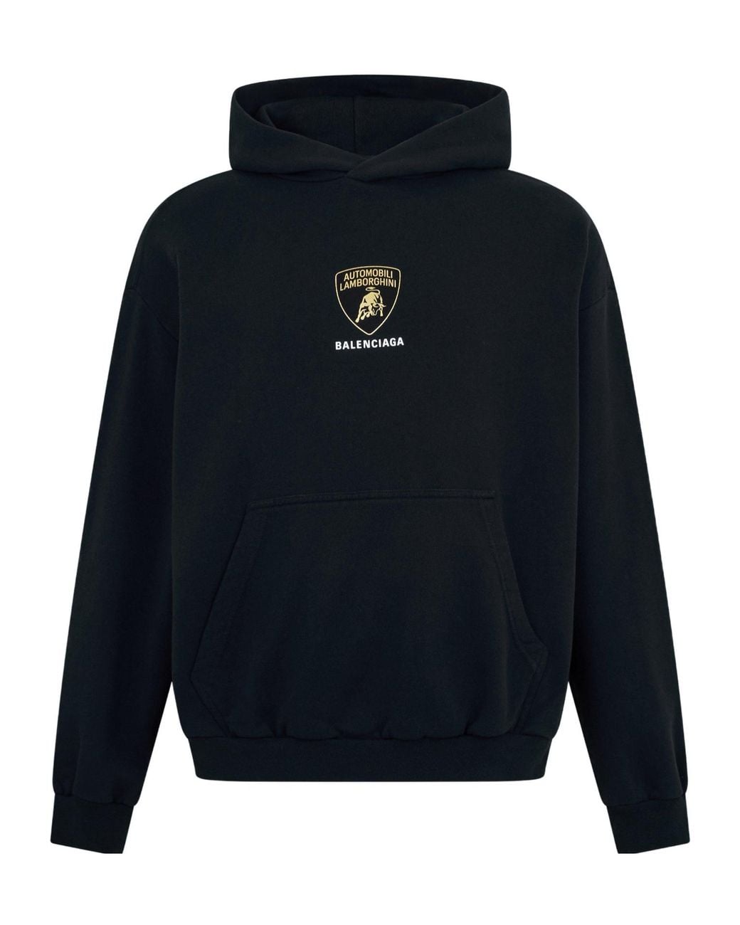 Balenciaga Blue Drawstring Hoodie for men