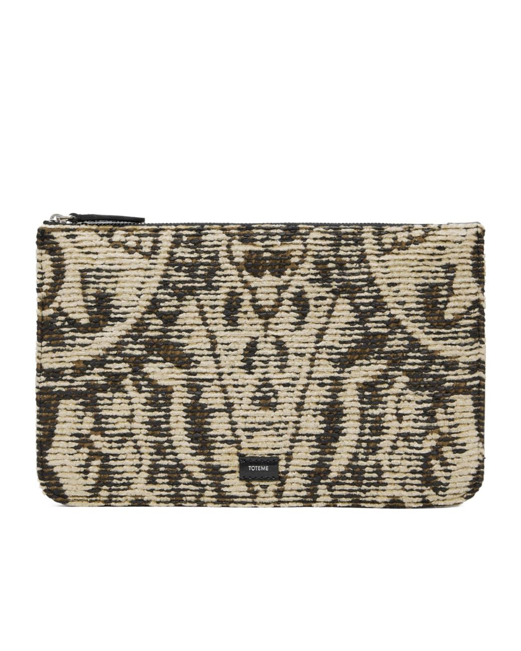 Totême Metallic Patterned Clutch