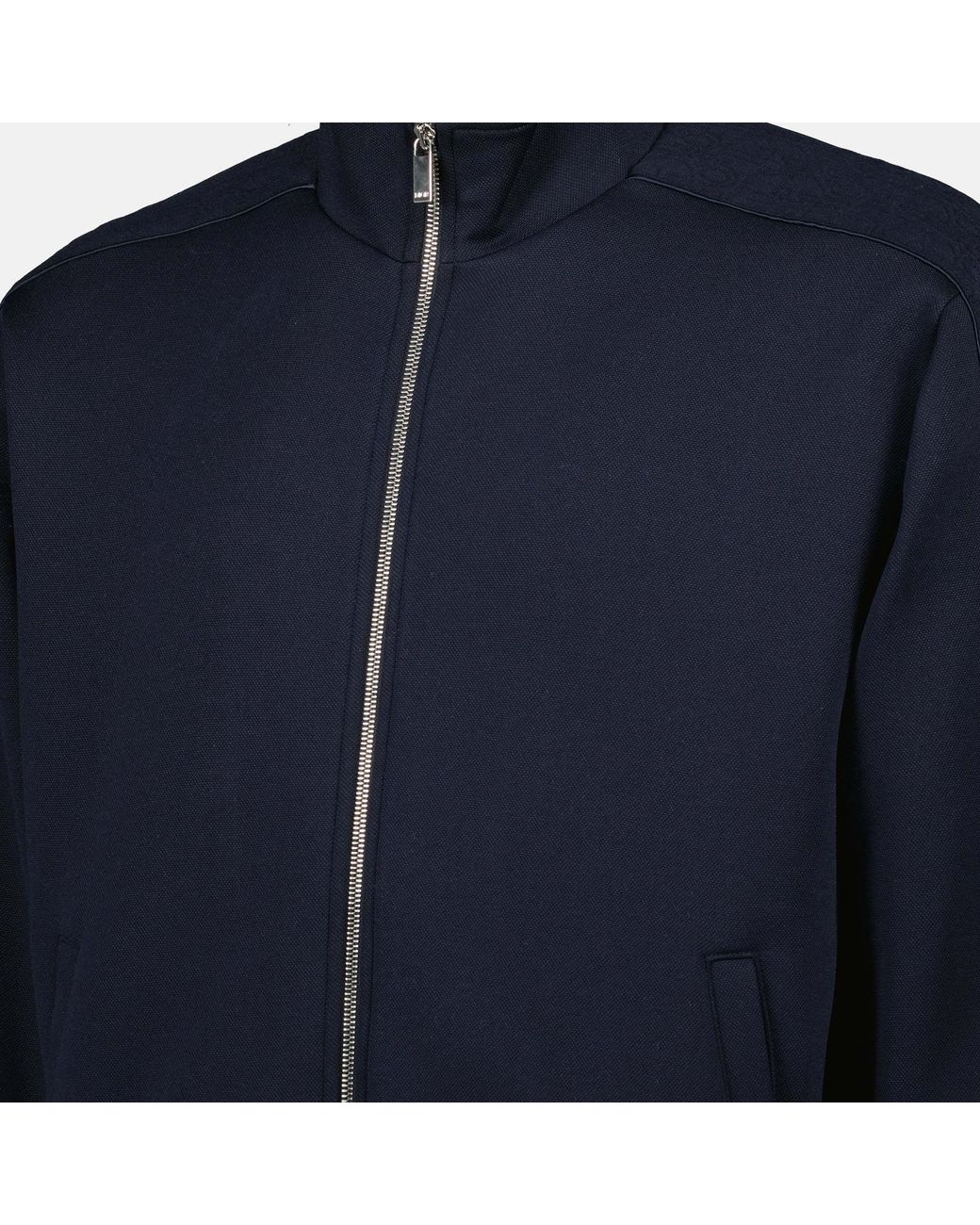 Dior Blue Homme Oblique Zip-Up Track Jacket for men
