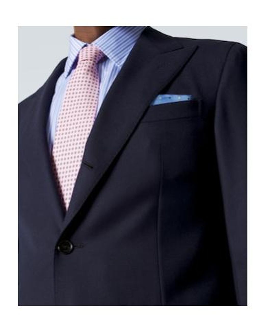 Dunhill Blue Single-Breasted Suit Jacket for men