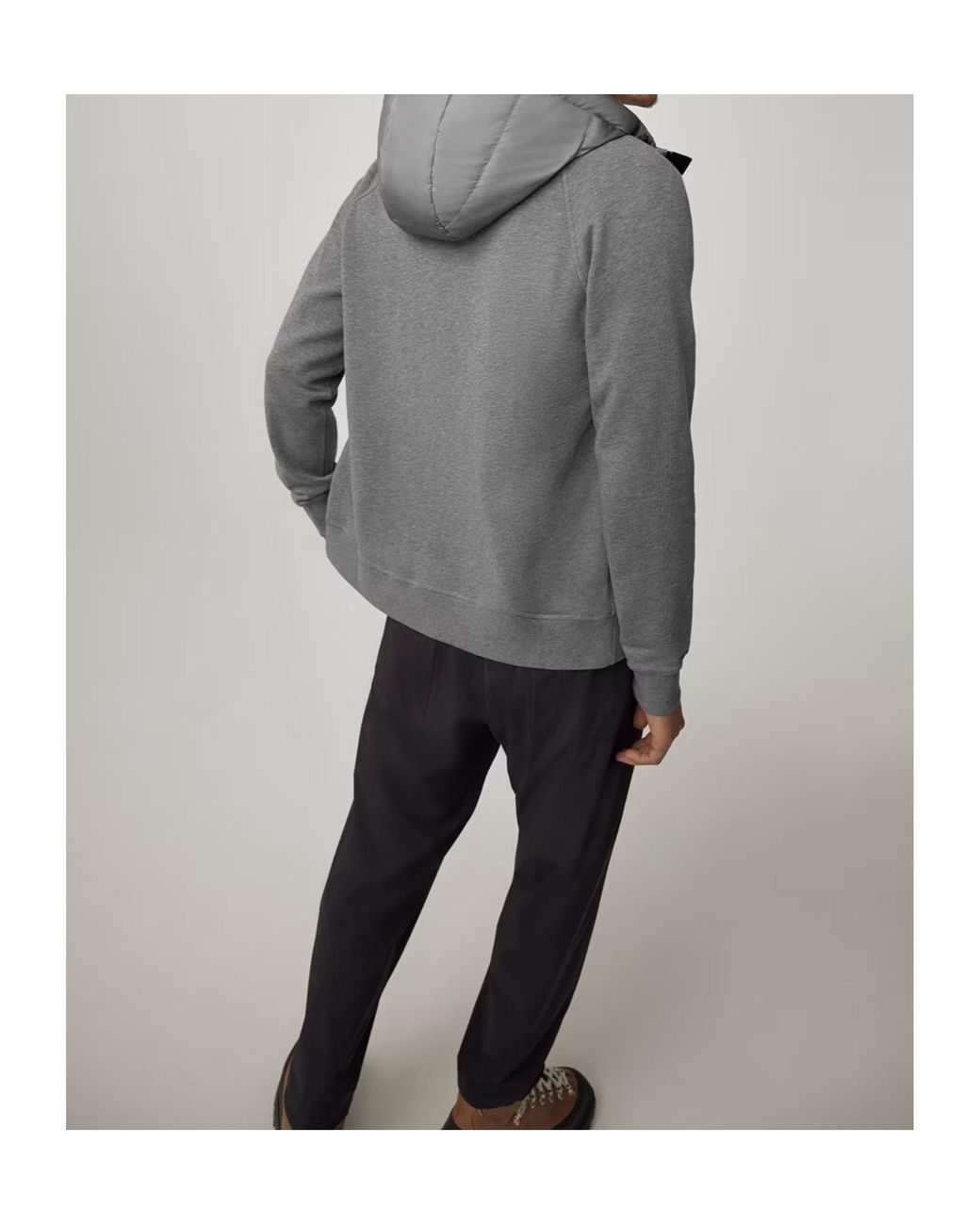 Canada Goose Gray Apos;S Hybridge Huron Padded-Front Jacket for men