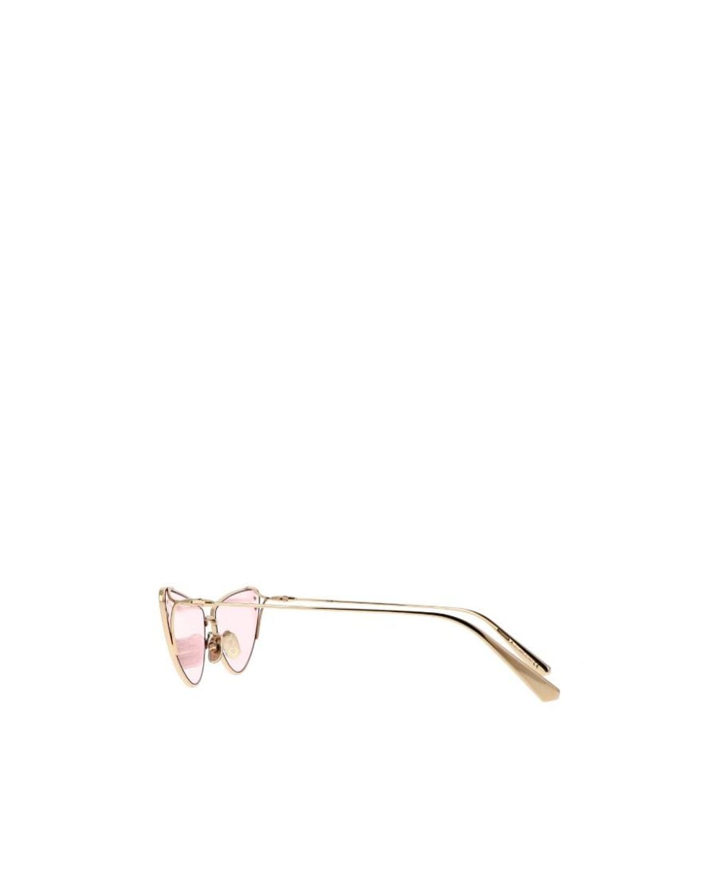 Dior Pink Eyewear Butterfly Frame Sunglasses