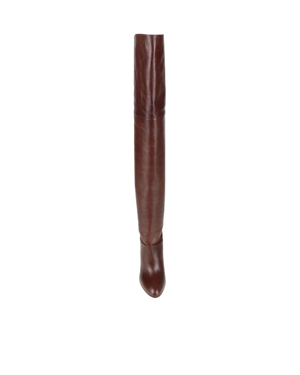 Chloé Brown Simple Tall Leather Boots
