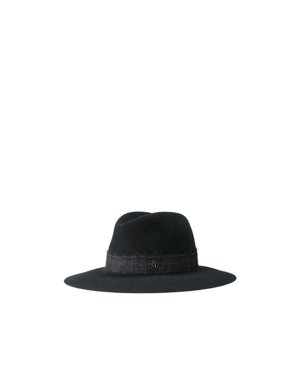 Maison Michel White Zango Fedora Hat