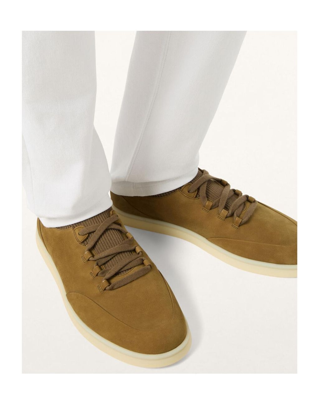 Loro Piana Brown Soho Walk Sneaker for men
