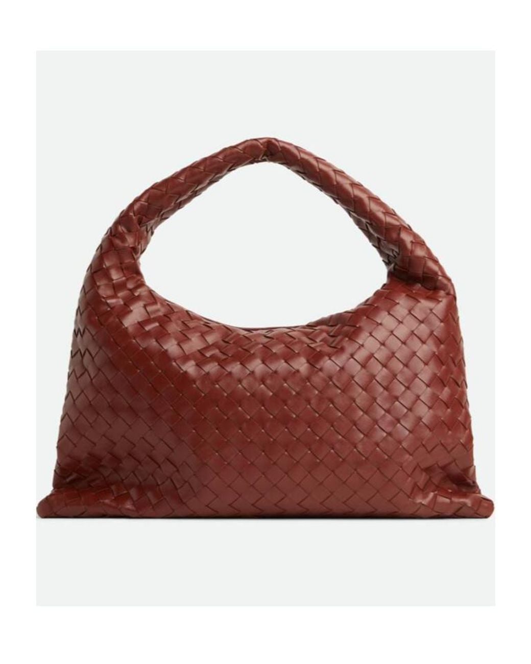 Bottega Veneta Red Calfskin Hop Shoulder Bag