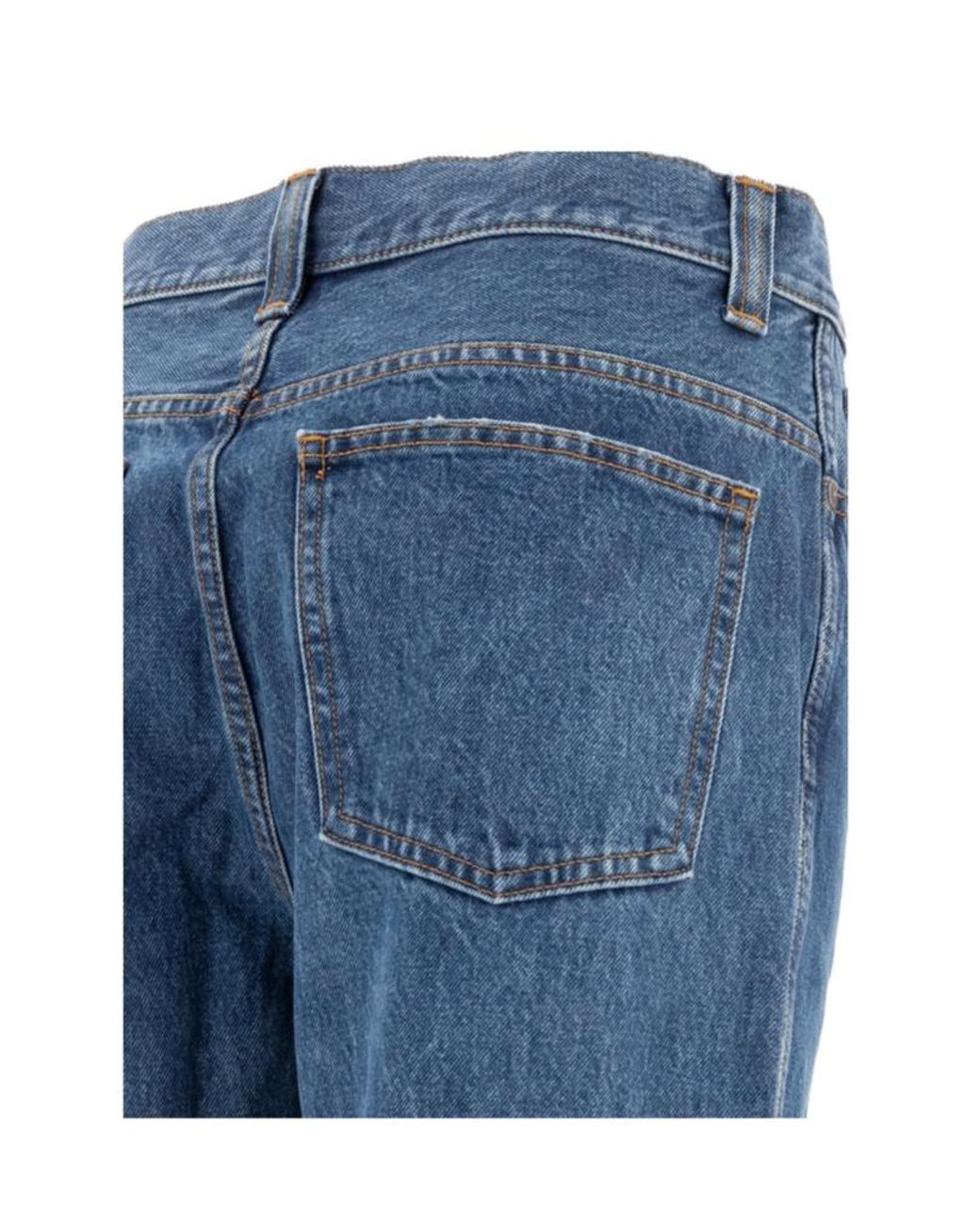 Khaite Blue Corben Straight-Leg Jeans