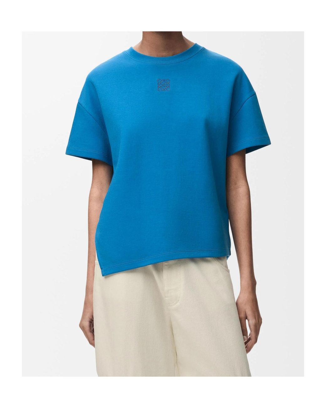 Loewe Blue Asymmetric T-Shirt