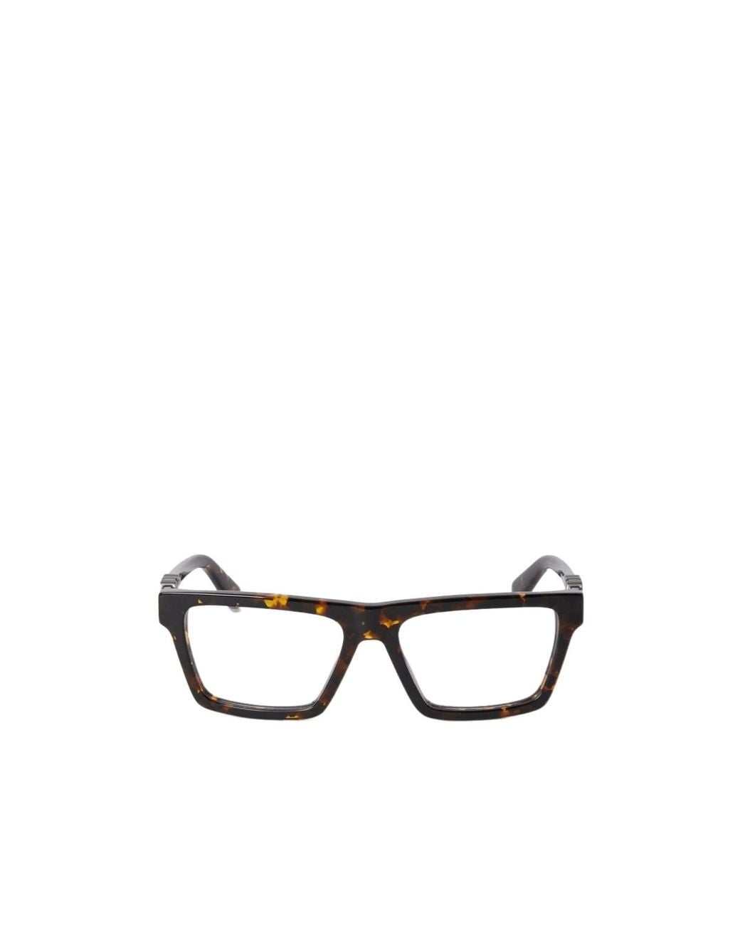 Off-White c/o Virgil Abloh White Square Frame Optical Glasses for men