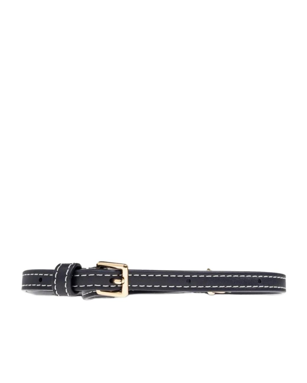 Tory Burch Blue T Monogram Mini Belt Bag