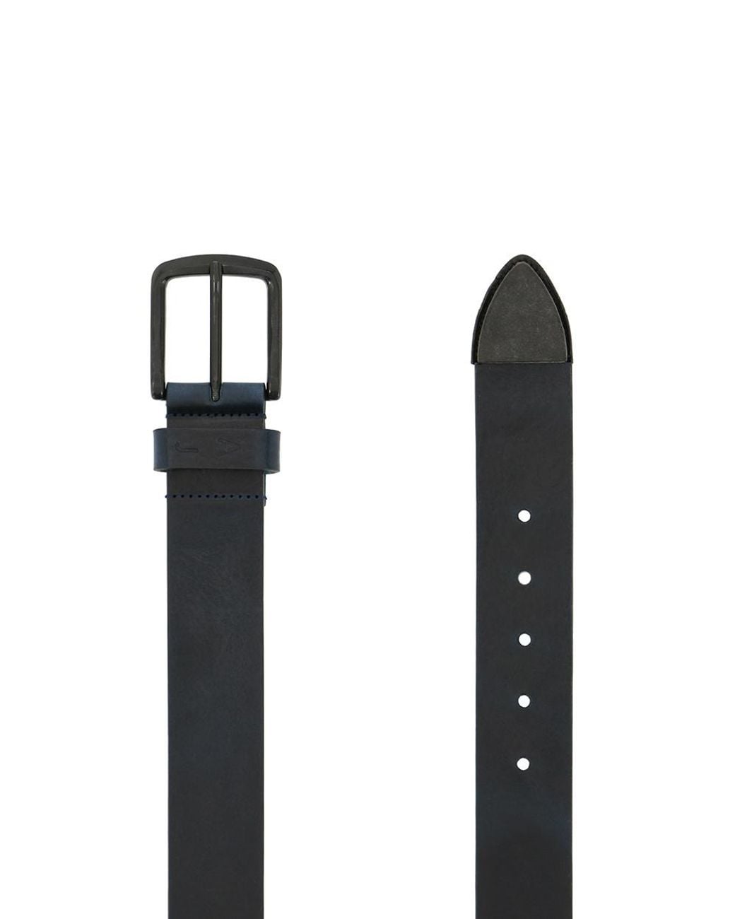 Armani Jeans Black Logo Belt for men