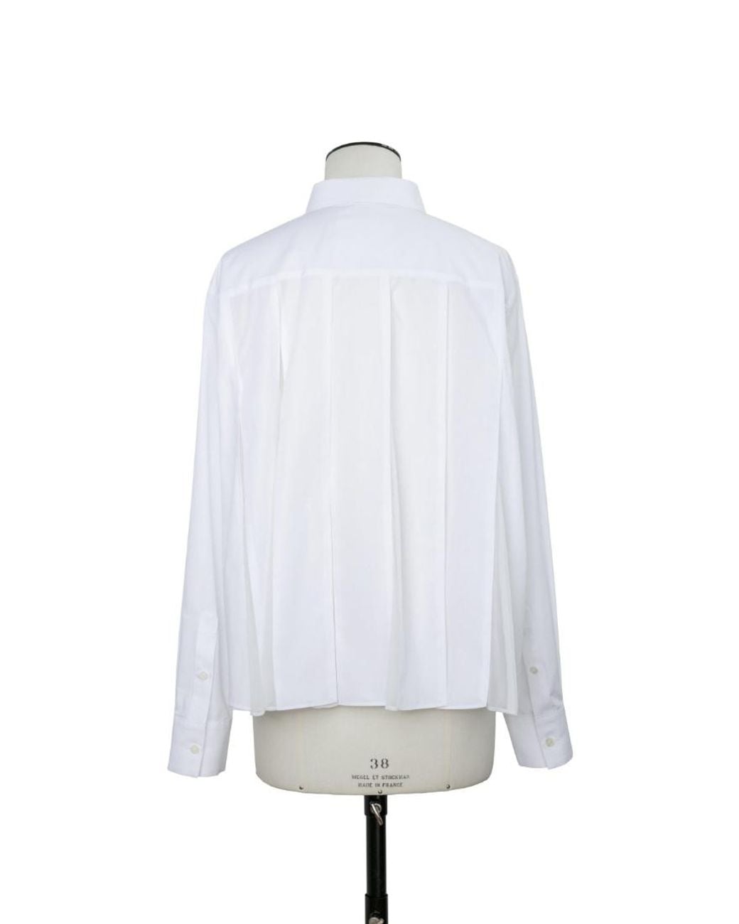 Sacai White Cotton Poplin Shirt