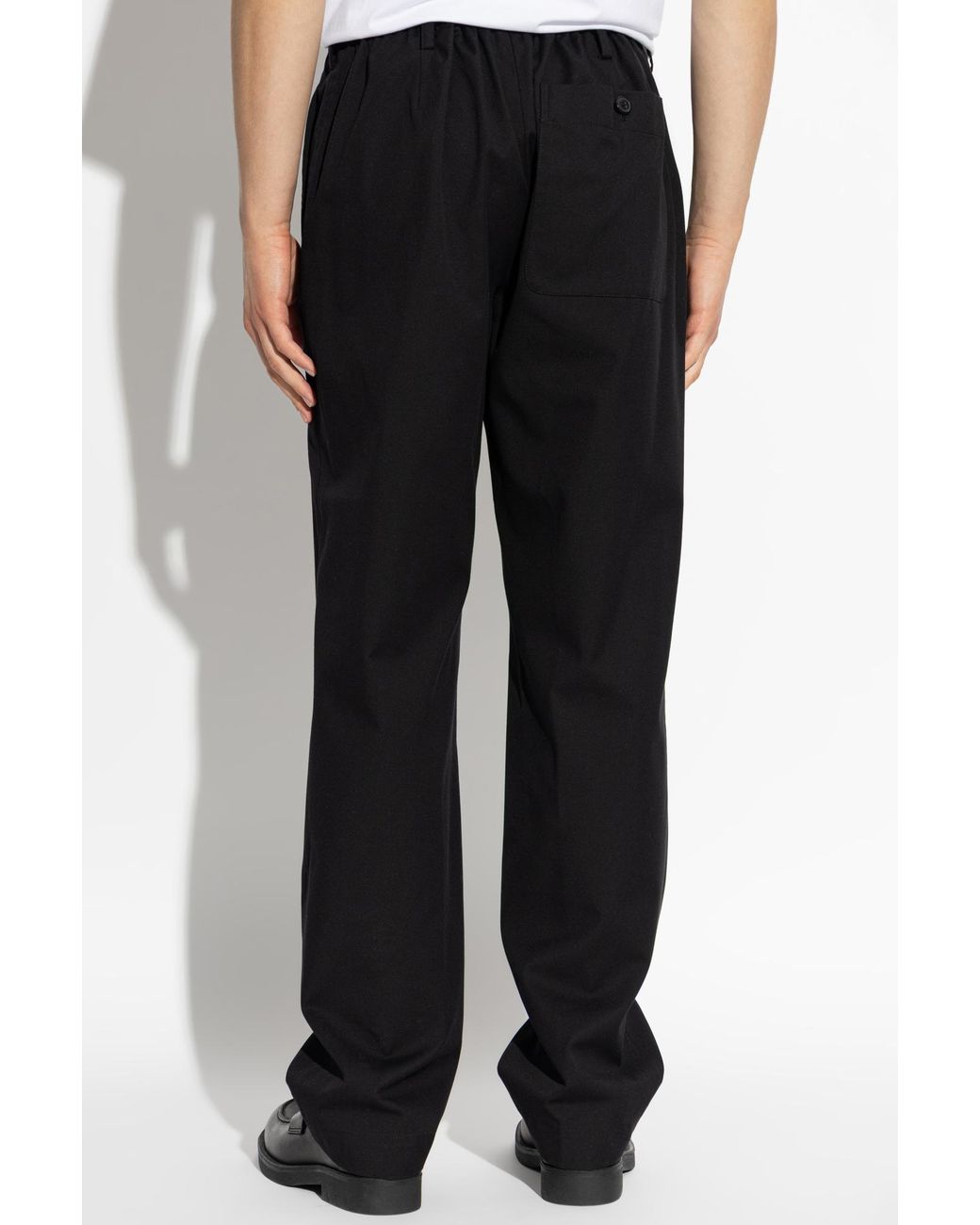 Dries Van Noten Black Penny Straight-Leg Pants for men