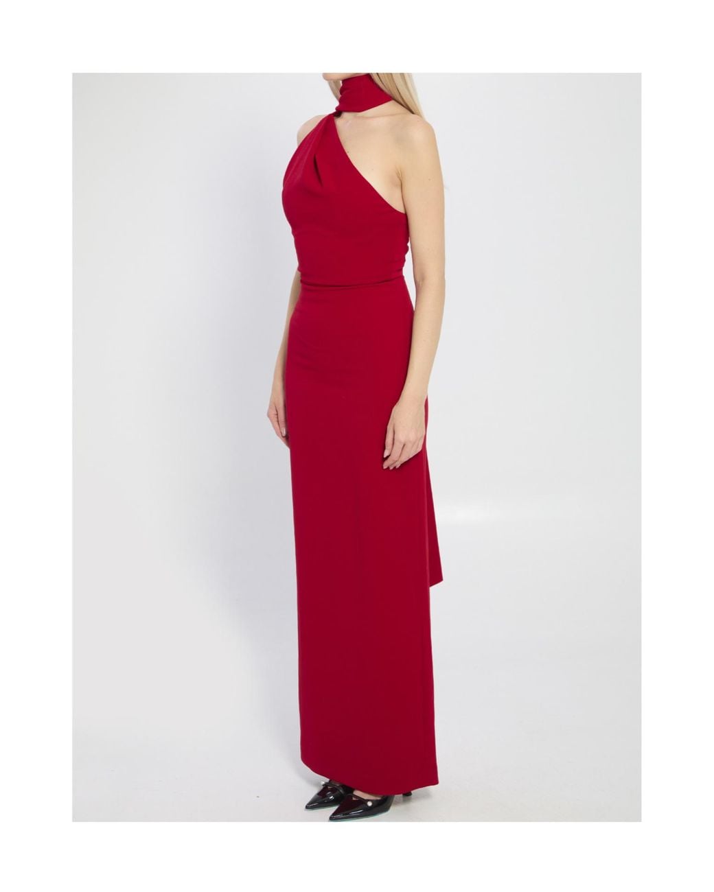 Solace London Red Demi Maxi Dress