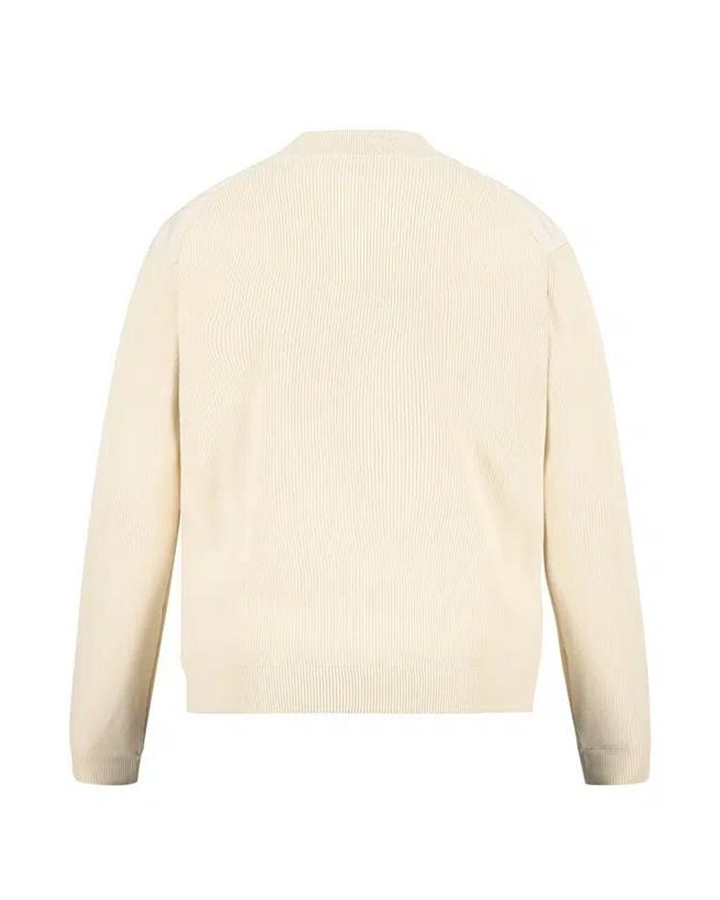 Boss Natural Knitted-Sleeve Bomber Jacket for men