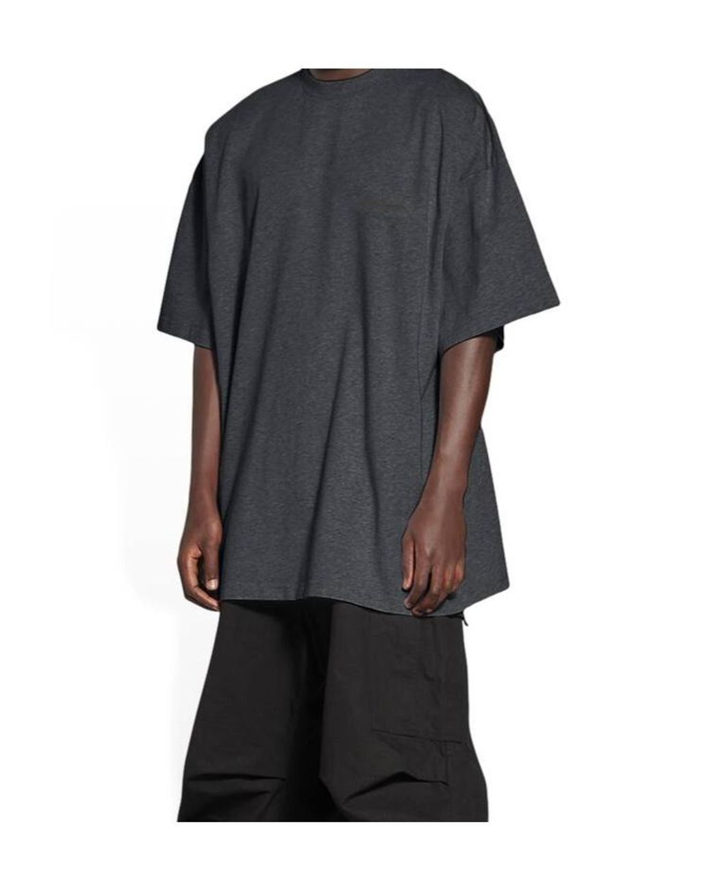 Balenciaga Blue T-Shirt Strike 1917 Oversize Da Donna for men