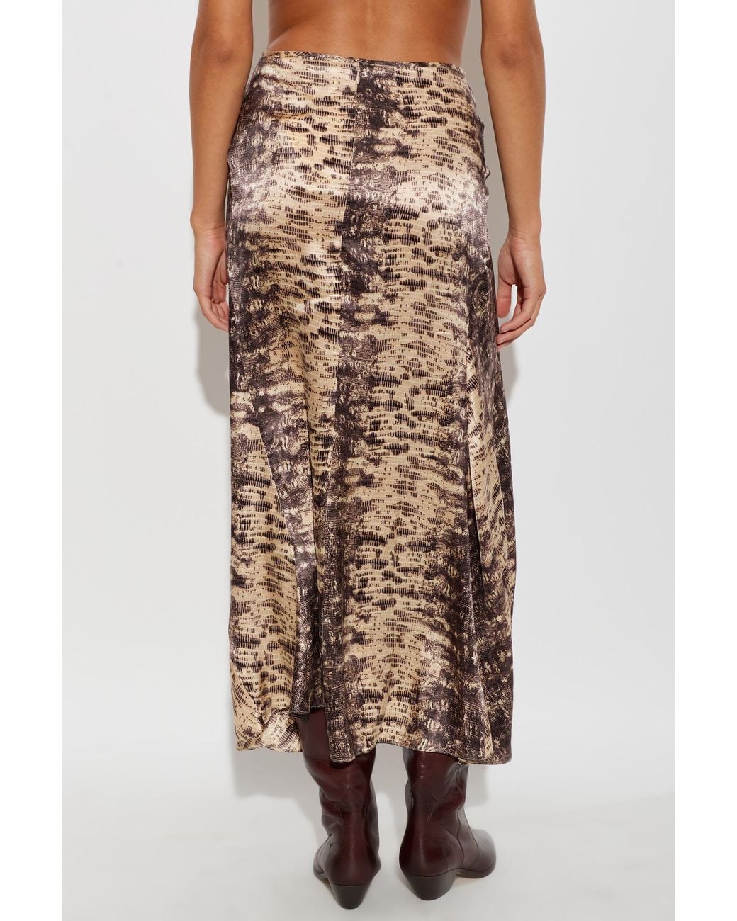 Isabel Marant Brown Printed Skirt