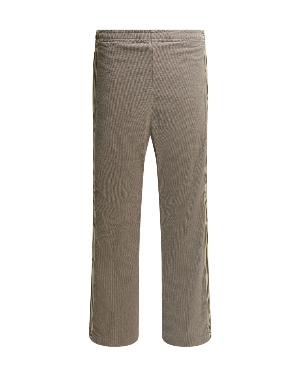 Kapital Gray Stripe Appliqué Trousers for men