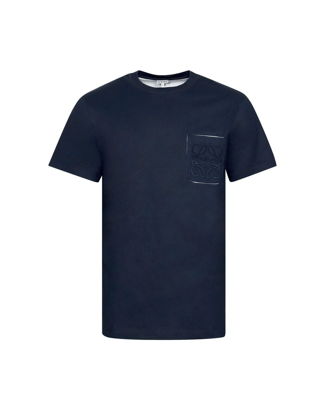 Loewe Blue Anagram Pocket T-Shirt for men