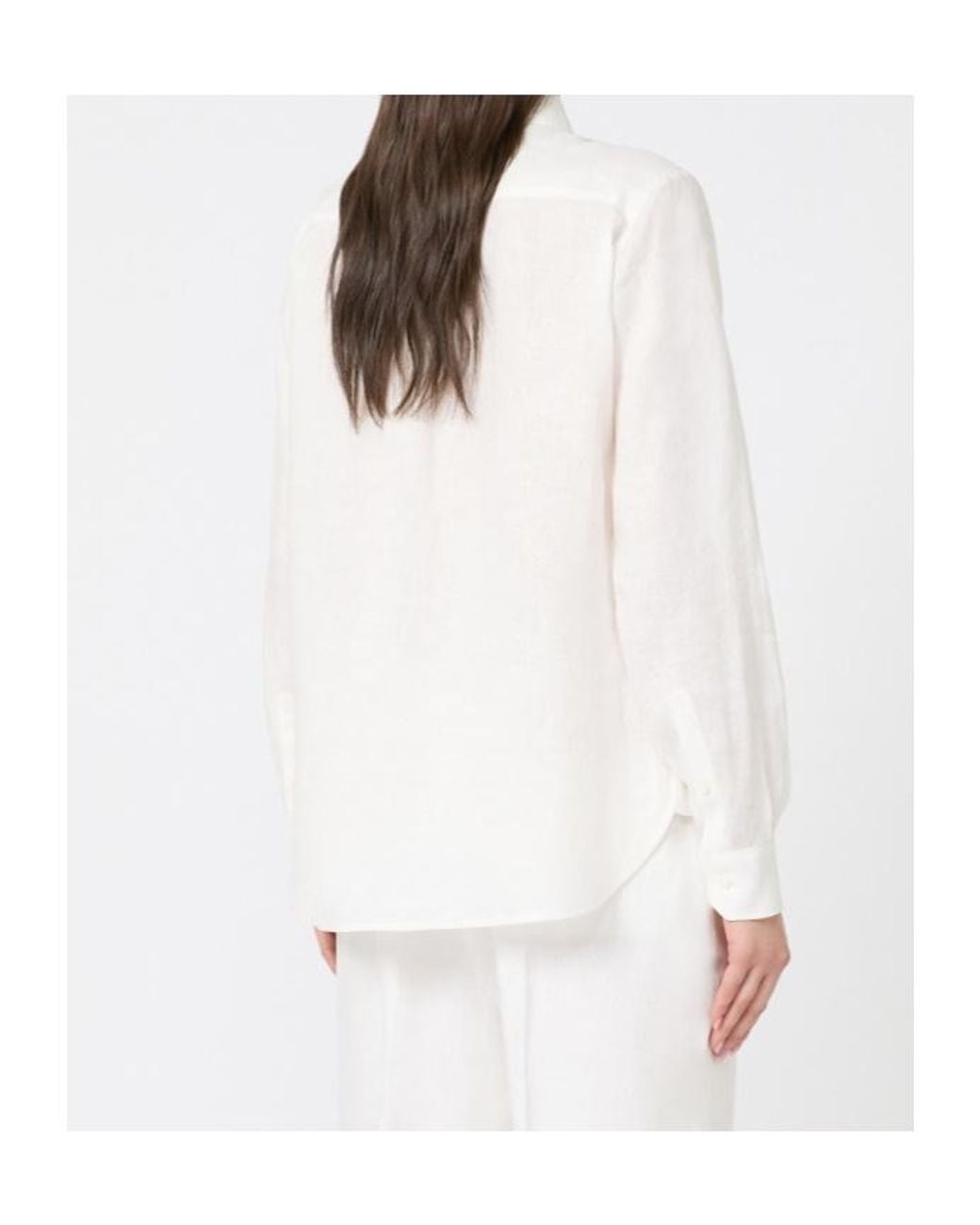Weekend by Maxmara White Werner Long-Sleeve Shirt