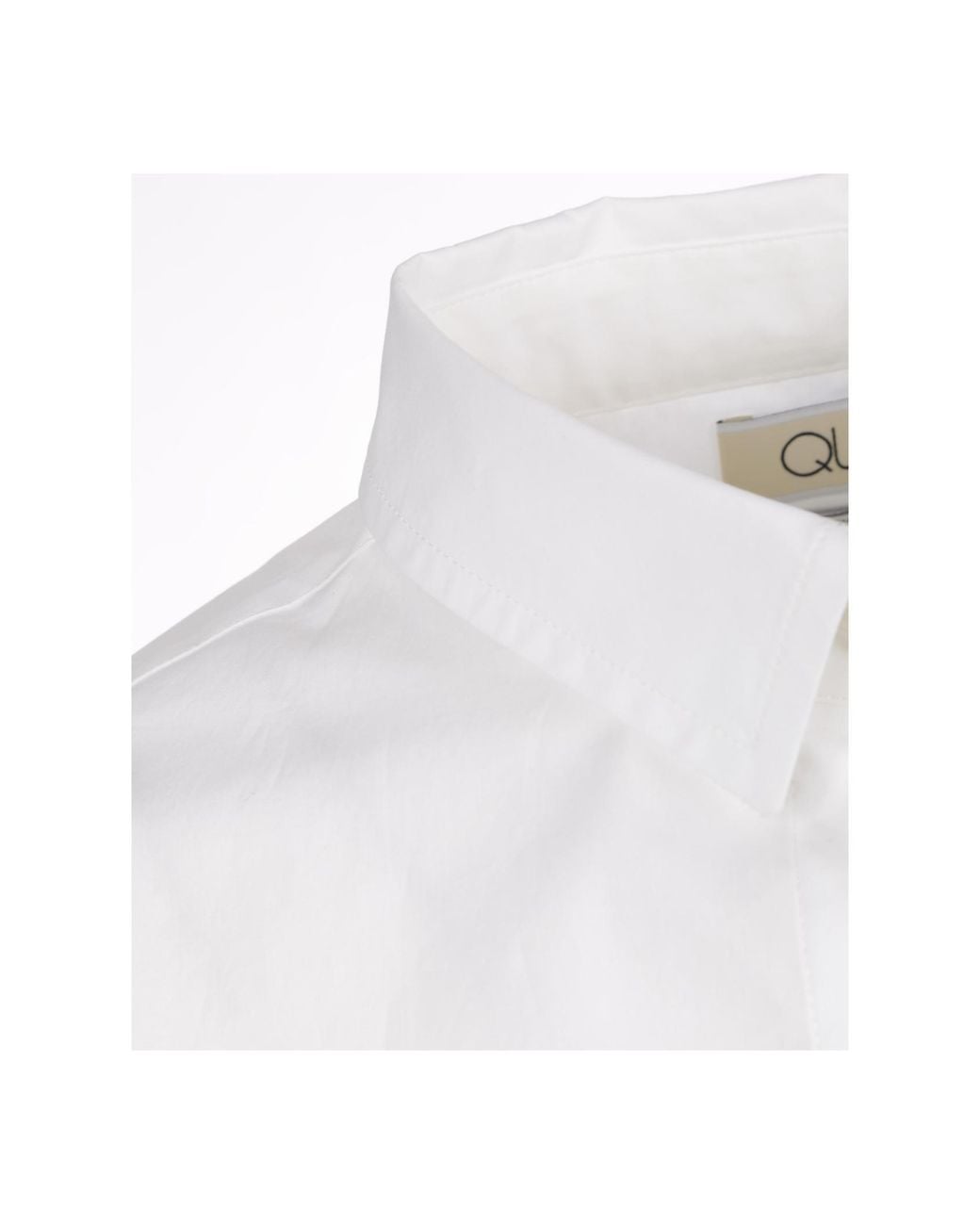 Quira White Buttoned Long-Sleeved Shirt