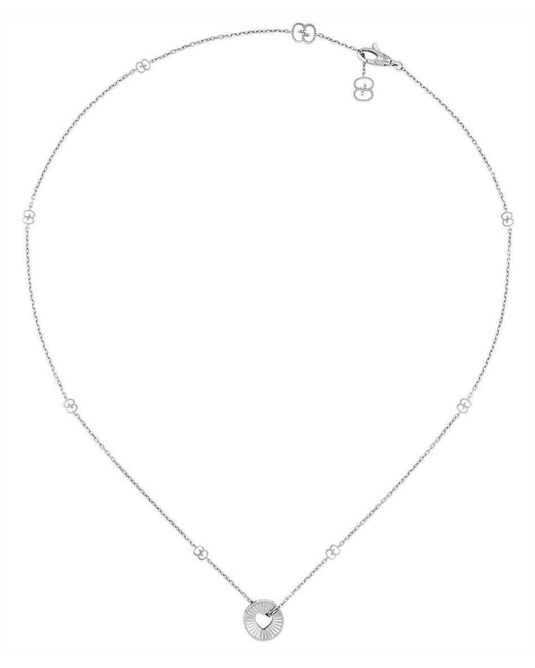 Gucci White Pendant Necklace