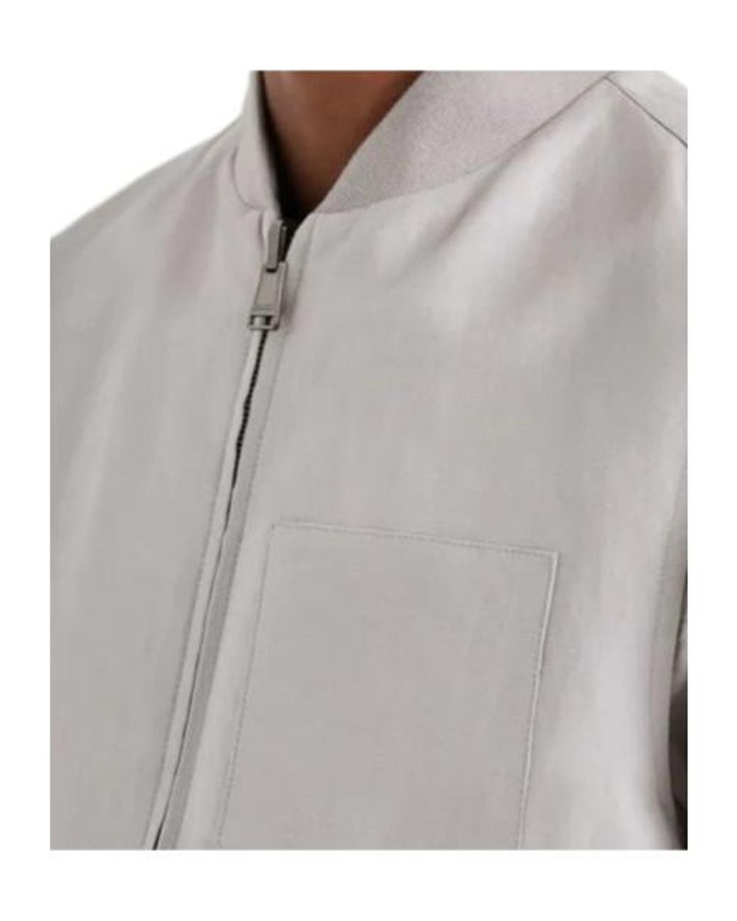 Canali Gray Sleeveless Mandarin-Collar Jacket for men