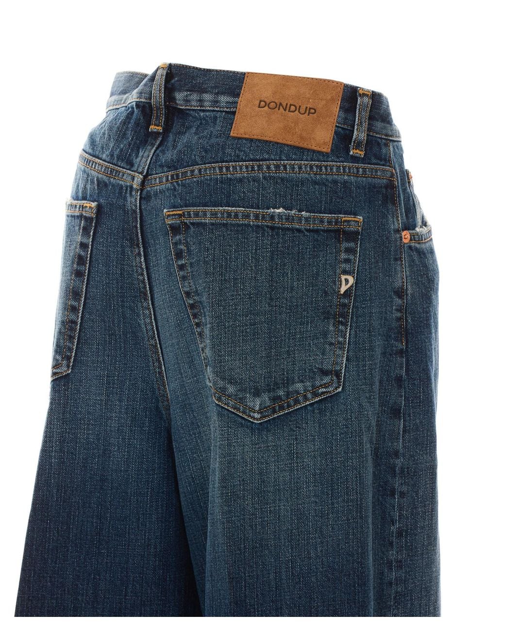 Dondup Blue Dakota Loose-Fit Jeans