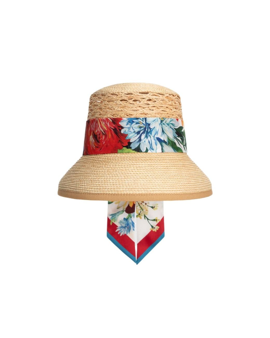 Dolce & Gabbana White Raffia Sun Hat