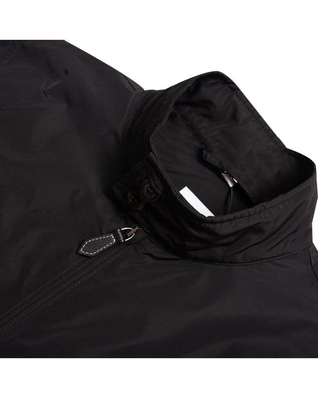 Burberry Black Letter Graphic Appliqué Harrington Jacket for men