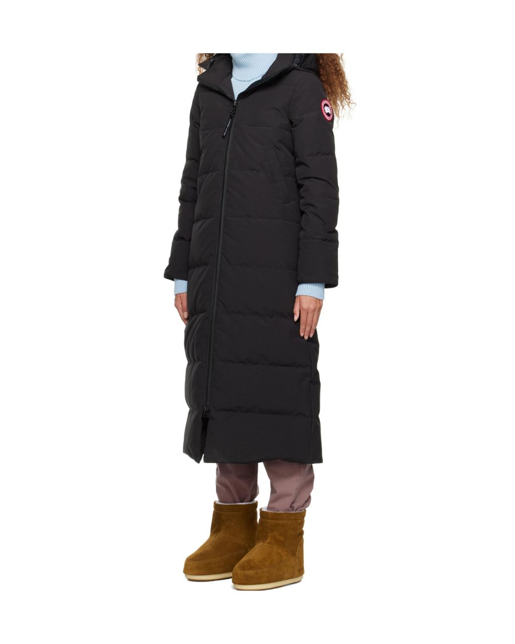 Canada Goose Black Mystique Hooded Parka