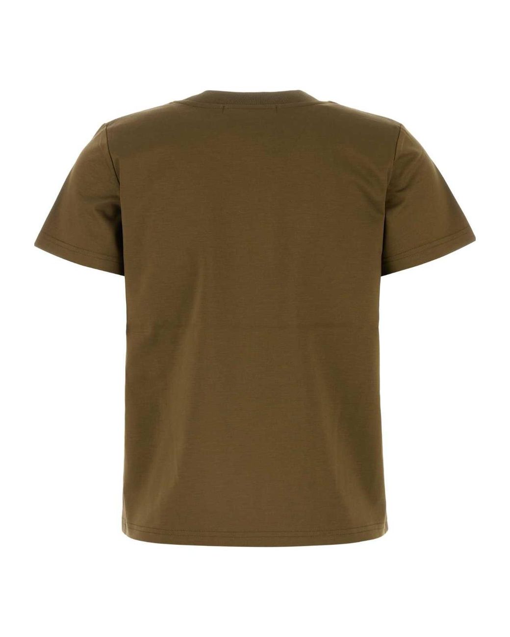 Tatras Green Minimalist Logo Crewneck Top
