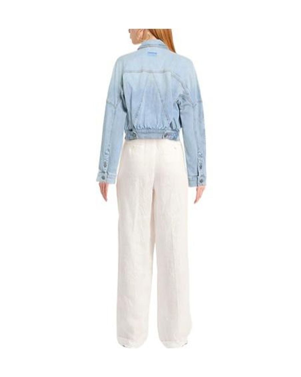 Ganni Blue Denim Outerwear