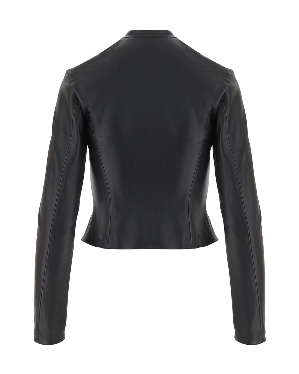 Gucci Black Lightweight Stretch Leather Jacket