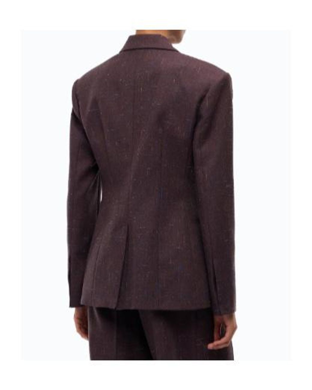 Pinko Purple Single-Breasted Blazer
