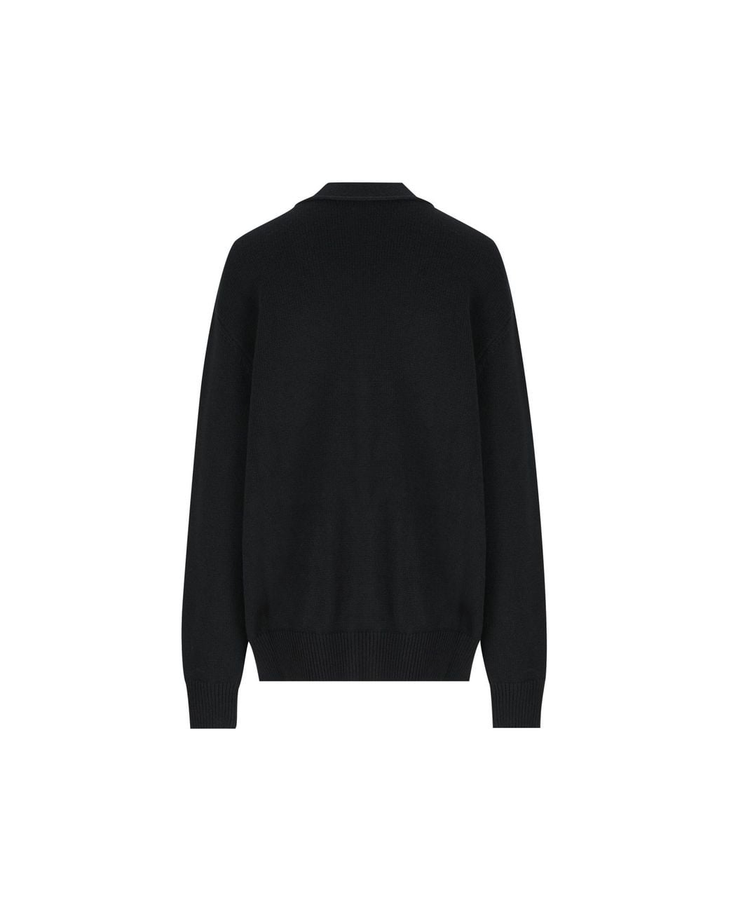 Céline Black Long-Sleeved Cardigan