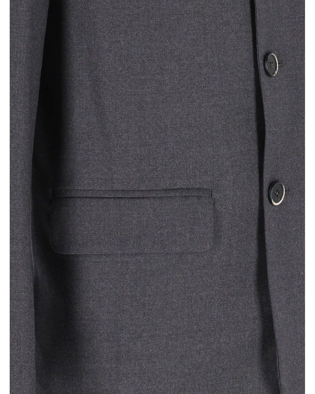 Barena Blue Zener Three-Button Blazer for men