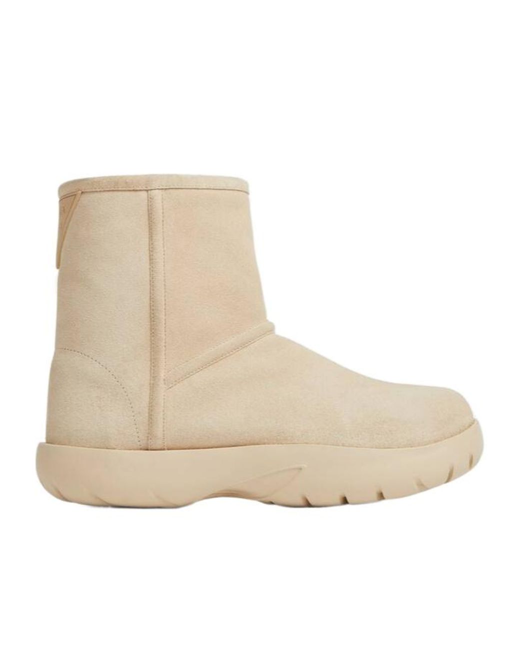 Bottega Veneta Natural Suede Snow Boots