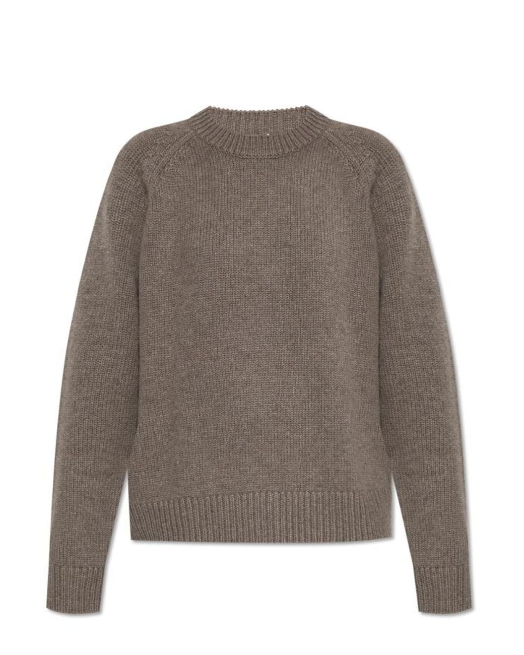 Lisa Yang Brown Anine Ribbed Knitted Sweater