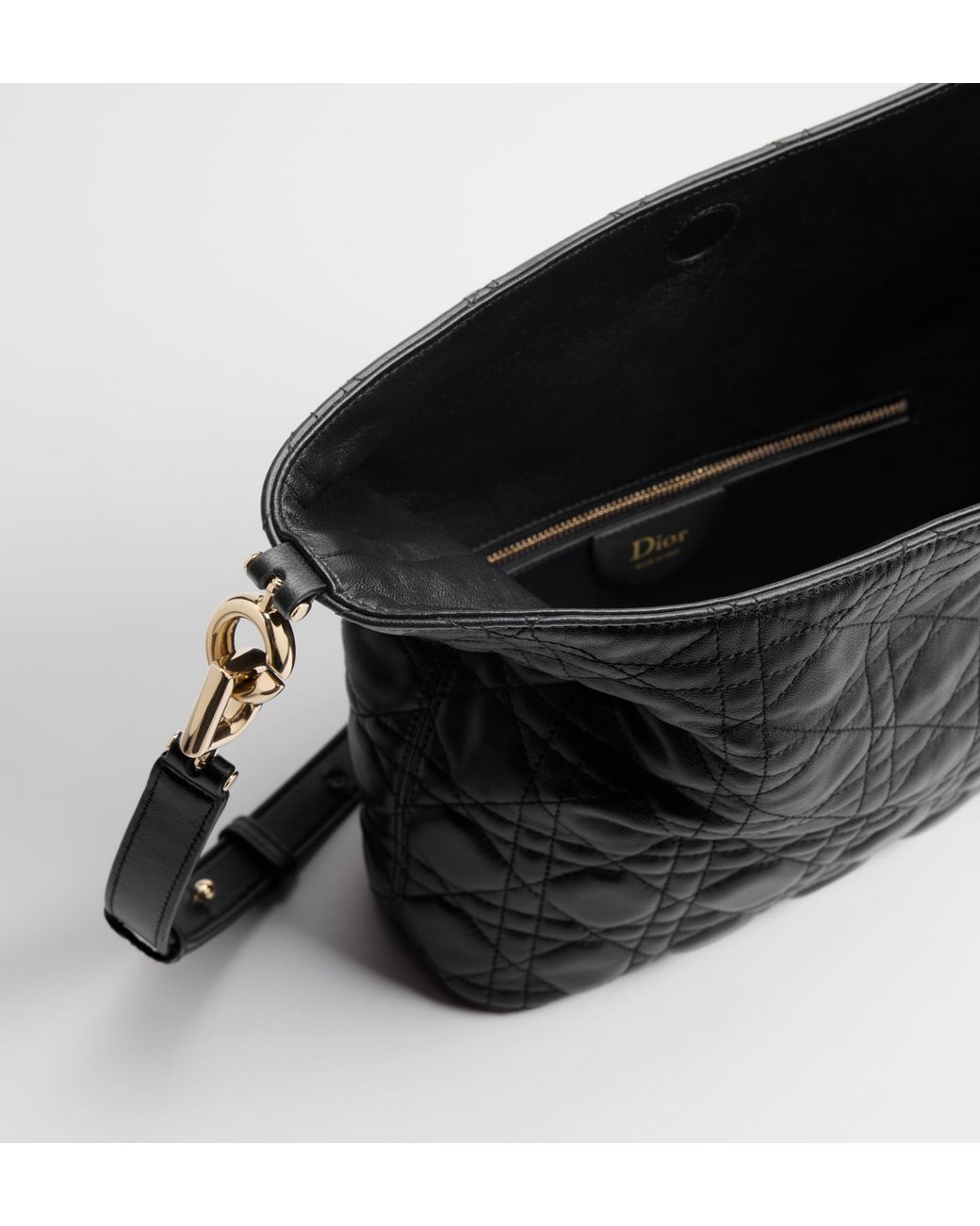 Dior Black Small Toujours Hobo Bag