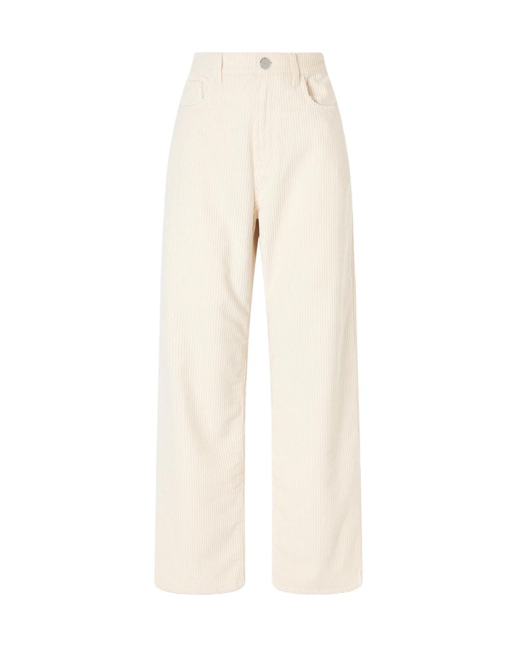 Rohe Natural Corduroy Wide-Leg Pants