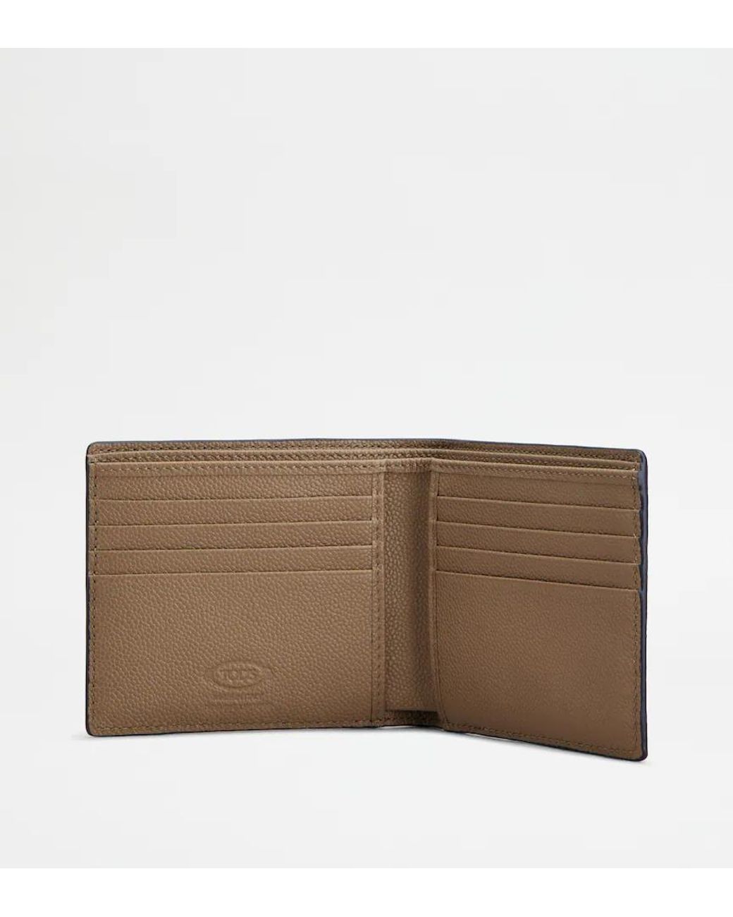 Tod's Multicolor Logo-Plaque Bifold Wallet for men