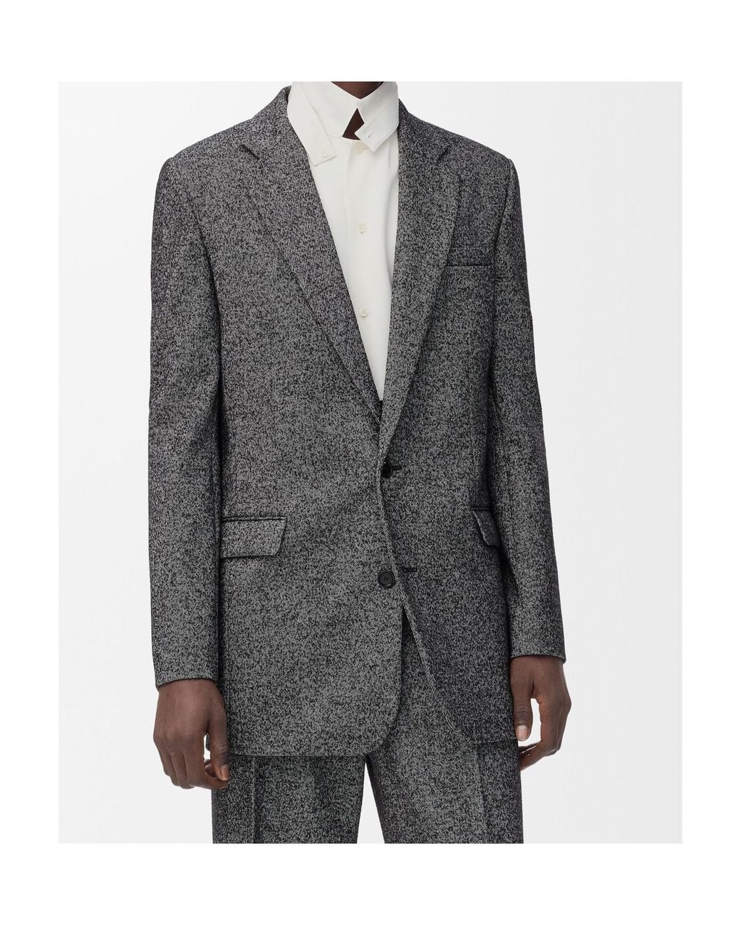 Loewe Gray Button Jacket for men