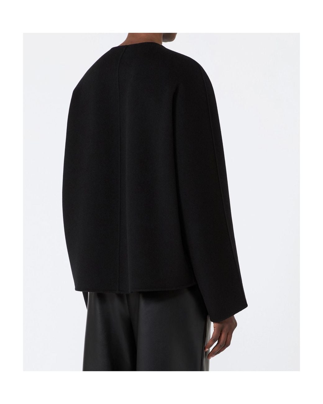 Max Mara Blue 'S Kate Scarf Detailed Jacket