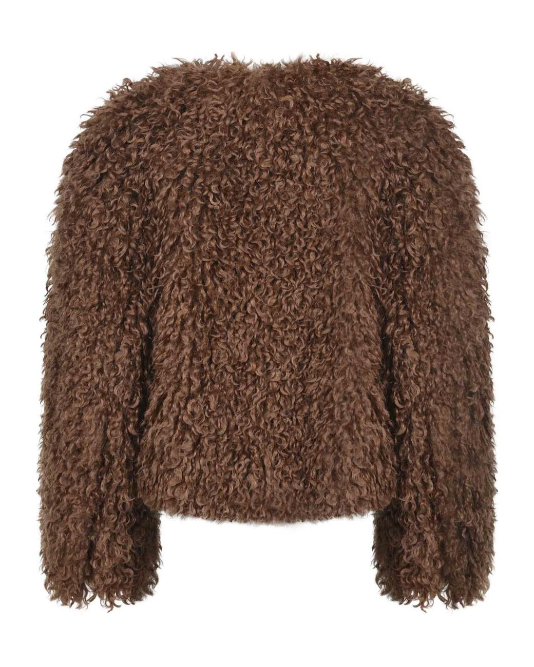 Tagliatore Brown Crew Neck Jacket