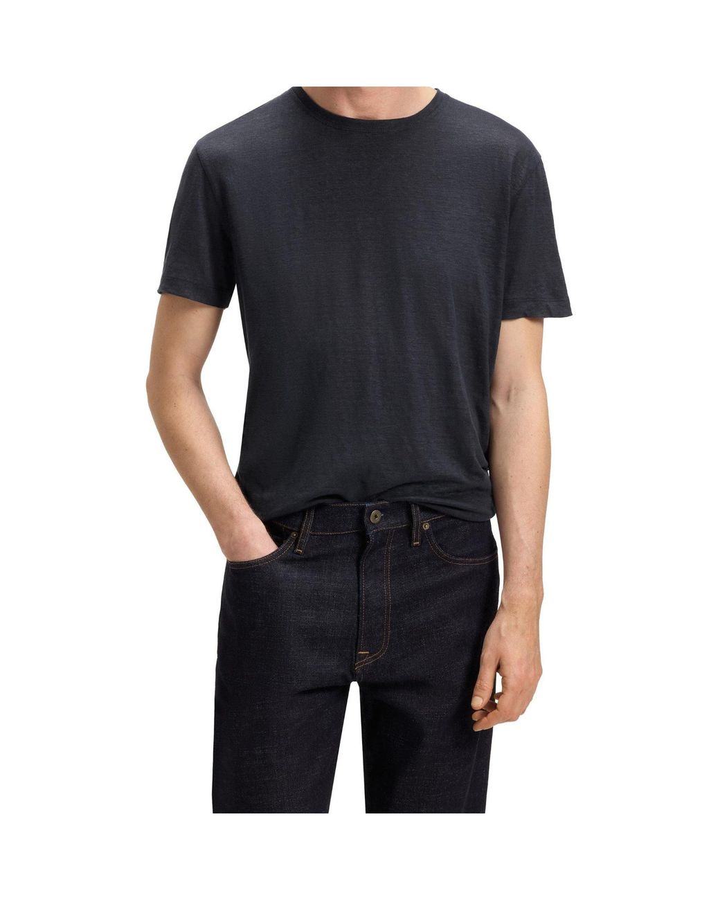Boss Black Short-Sleeve Crew-Neck T-Shirt for men