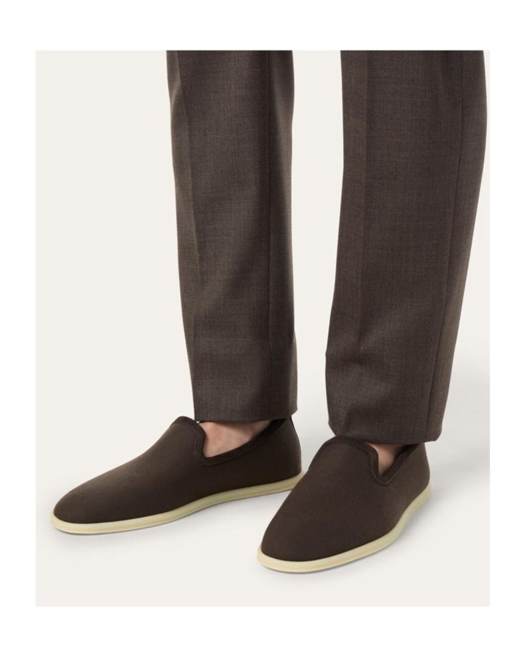 Loro Piana Brown Venice Walk The Gift Of Kings Loafer for men