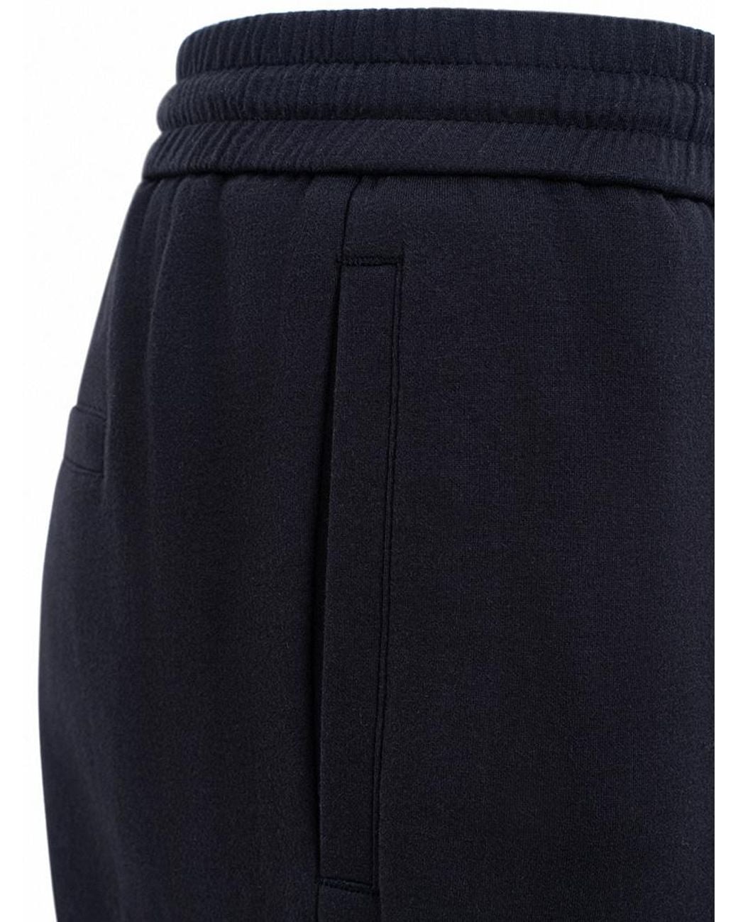 Peserico Blue Drawstring Athletic Pants for men